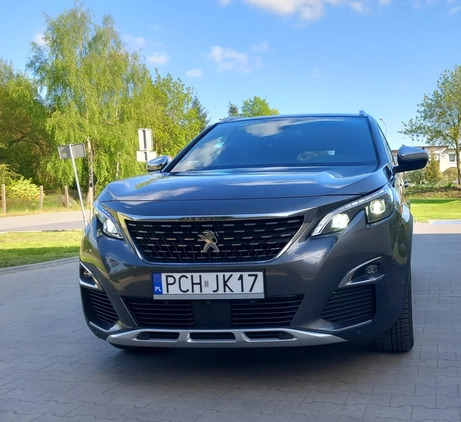 Peugeot 5008 cena 93800 przebieg: 188000, rok produkcji 2018 z Chodzież małe 466